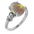 Oval White Opal 14_White Gold_Oval
