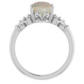 Oval White Opal 14_White Gold_Oval