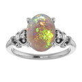 Oval White Opal 14_White Gold_Oval
