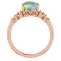 Oval Black Opal 16_Rose Gold_Oval