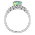 Oval Black Opal 16_White Gold_Oval