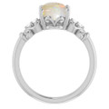 Oval White Opal 18_Sterling Silver_Oval