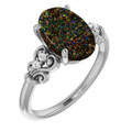 Oval Boulder Opal 34_Sterling Silver_Oval