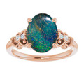 Oval Boulder Opal 35_Rose Gold_Oval