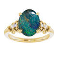 Oval Boulder Opal 35_Yellow Gold_Oval