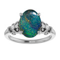 Oval Boulder Opal 35_Sterling Silver_Oval
