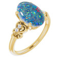 Oval Opal Triplet 58_Yellow Gold_Oval