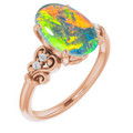Oval Opal Triplet 66_Rose Gold_Oval