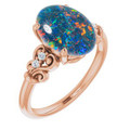 Oval Opal Triplet 72_Rose Gold_Oval
