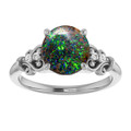 Round Boulder Opal 51_White Gold_Round