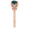 Round Black Opal 54_Rose Gold_Round