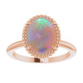 Oval Black Opal 76_Rose Gold_Oval