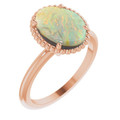 Oval Boulder Opal 99_Rose Gold_Oval
