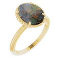 Oval Boulder Opal 113_Yellow Gold_Oval