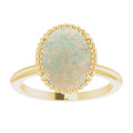 Oval Boulder Opal 116_Yellow Gold_Oval