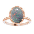 Oval Black Opal 12_Rose Gold_Oval