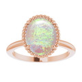 Oval Black Opal 13_Rose Gold_Oval