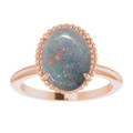 Oval Black Opal 12_Rose Gold_Oval