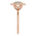 Oval White Opal 14_Rose Gold_Oval