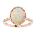 Oval White Opal 18_Rose Gold_Oval