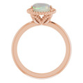 Oval Black Opal 13_Rose Gold_Oval