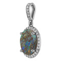 Oval Boulder Opal 97_Sterling Silver_Oval Oval Boulder Opal 97_Sterling Silver_Oval