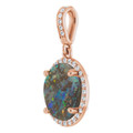 Oval Boulder Opal 97_Rose Gold_Oval Oval Boulder Opal 97_Rose Gold_Oval