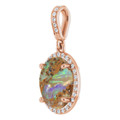 Oval Boulder Opal 101_Rose Gold_Oval Oval Boulder Opal 101_Rose Gold_Oval