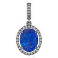 Oval Boulder Opal 103_White Gold_Oval Oval Boulder Opal 103_White Gold_Oval