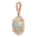 Oval Boulder Opal 105_Rose Gold_Oval Oval Boulder Opal 105_Rose Gold_Oval