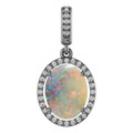 Oval Boulder Opal 105_White Gold_Oval Oval Boulder Opal 105_White Gold_Oval
