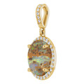 Oval Boulder Opal 107_Yellow Gold_Oval Oval Boulder Opal 107_Yellow Gold_Oval