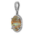 Oval Boulder Opal 107_Sterling Silver_Oval Oval Boulder Opal 107_Sterling Silver_Oval