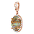 Oval Boulder Opal 107_Rose Gold_Oval Oval Boulder Opal 107_Rose Gold_Oval