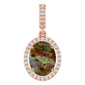 Oval Boulder Opal 107_Rose Gold_Oval Oval Boulder Opal 107_Rose Gold_Oval