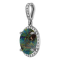 Oval Boulder Opal 111_White Gold_Oval Oval Boulder Opal 111_White Gold_Oval