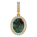Oval Boulder Opal 111_Yellow Gold_Oval Oval Boulder Opal 111_Yellow Gold_Oval