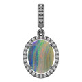 Oval Boulder Opal 112_White Gold_Oval Oval Boulder Opal 112_White Gold_Oval