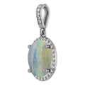 Oval Boulder Opal 112_Sterling Silver_Oval Oval Boulder Opal 112_Sterling Silver_Oval