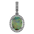 Oval Boulder Opal 115_Sterling Silver_Oval Oval Boulder Opal 115_Sterling Silver_Oval