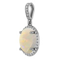 Oval White Opal 117_White Gold_Oval Oval White Opal 117_White Gold_Oval