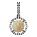 Round White Opal 118_White Gold_Round Round White Opal 118_White Gold_Round