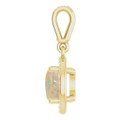Round White Opal 119_Yellow Gold_Round Round White Opal 119_Yellow Gold_Round