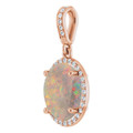 Oval Black Opal 121_Rose Gold_Oval Oval Black Opal 121_Rose Gold_Oval