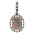 Oval Black Opal 121_White Gold_Oval Oval Black Opal 121_White Gold_Oval