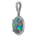 Oval Opal Triplet 129_Sterling Silver_Oval Oval Opal Triplet 129_Sterling Silver_Oval