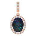 Oval Opal Triplet 131_Rose Gold_Oval Oval Opal Triplet 131_Rose Gold_Oval