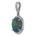Oval Opal Triplet 132_Sterling Silver_Oval Oval Opal Triplet 132_Sterling Silver_Oval