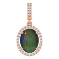 Oval Opal Triplet 140_Rose Gold_Oval Oval Opal Triplet 140_Rose Gold_Oval