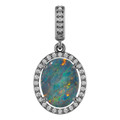 Oval White Opal 141_Sterling Silver_Oval Oval White Opal 141_Sterling Silver_Oval
